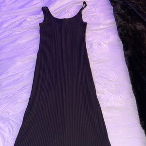 Tight ribbed maxi dress